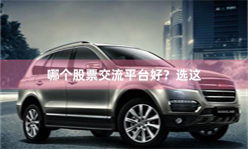 哪个股票交流平台好？选这